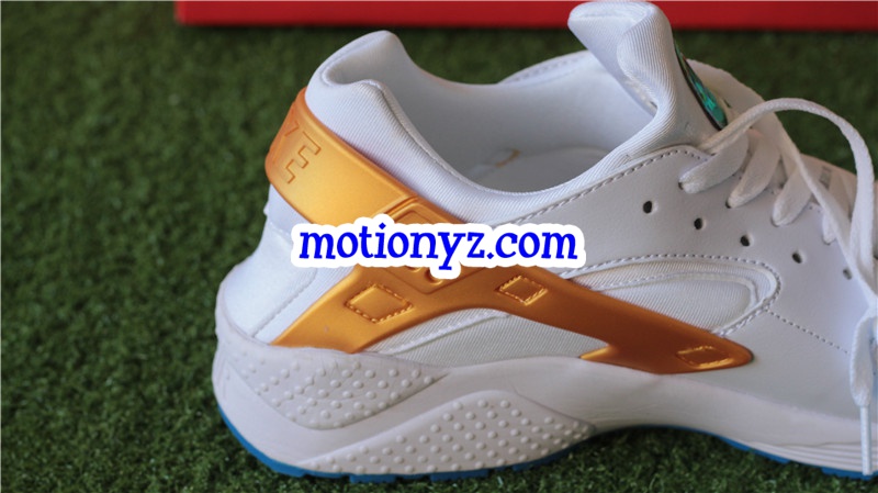 Nike Air Huarache Royal Golden White